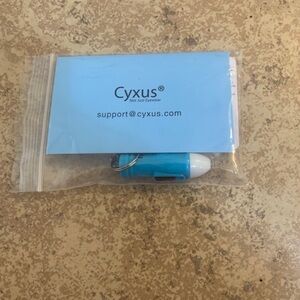 New! “Cyxus” Mini LED flashlight keychain. Portable light source.